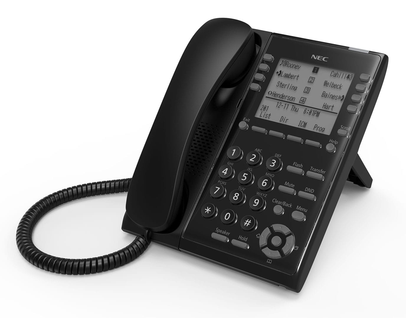 NEC Sl2100 8 Button Self-labeling IP Desktop Telephone BE117453 for sale online 