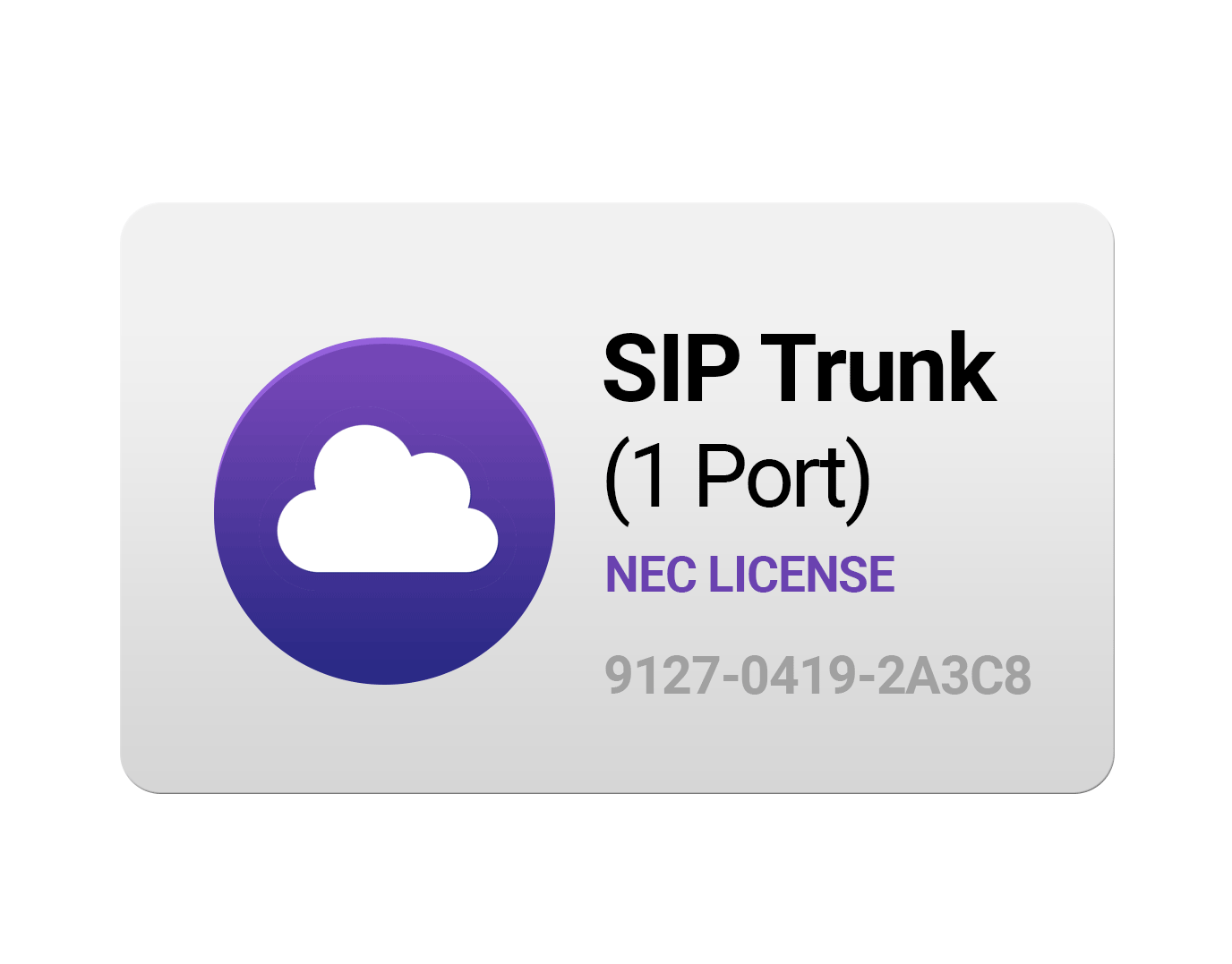 MEMBD,11 SIP trunks licence 1year wty,GST inc Details about   NEC SL1100 IP4AT-CPU w/ VOIPDB-C1 